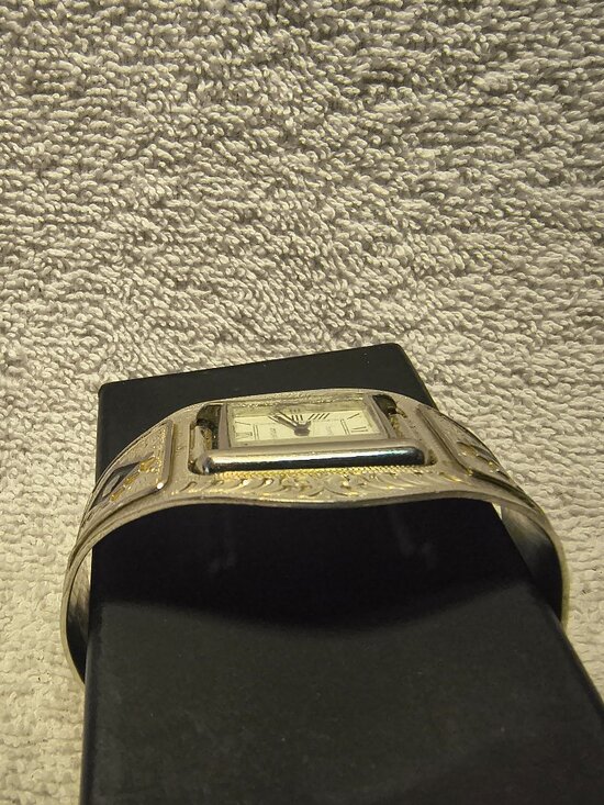Montana Silversmiths Cuff Watch Southwest Aztec Western New Bat Clear Minty 4 main image 10